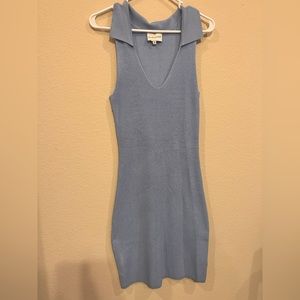 Blue collard dress
